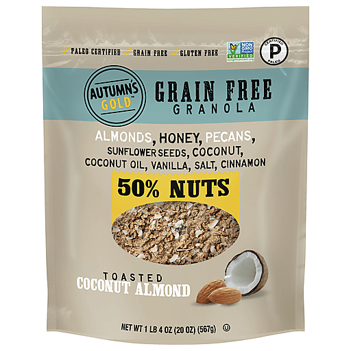 Autumn'S Gold Grain-Free Granola Toasted Coconut Almond