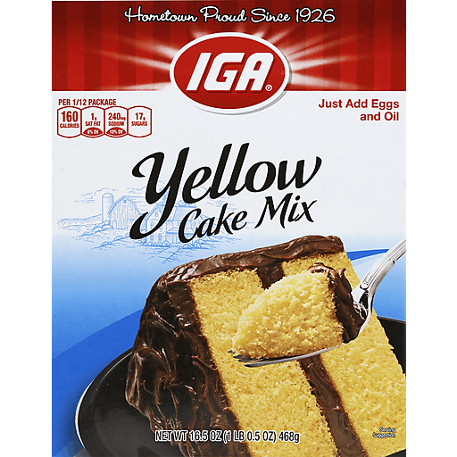 Iga Cake Mix Yellow