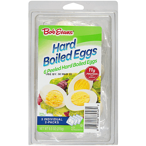 Bob Evans Hard Boiled Peeled Eggs