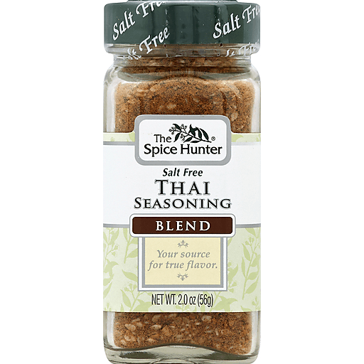 The Spice Hunter Seasoning, Thai, Blend, Salt Free
