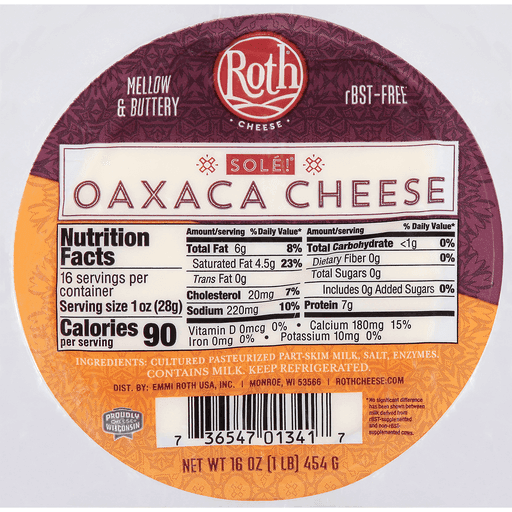 Sole Oaxaca Cheese