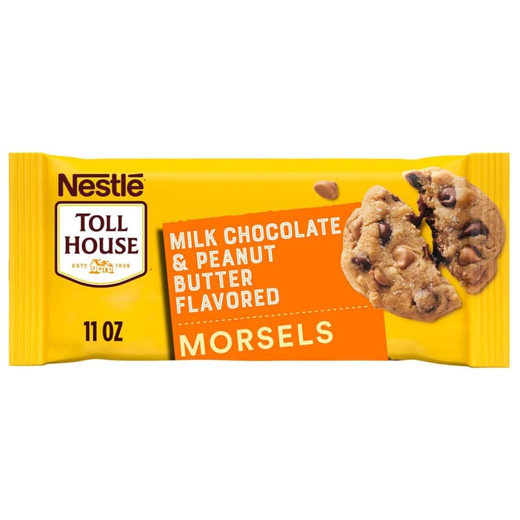Nestle Toll House Milk Chocolate & Peanut Butter Flavored Baking Chips