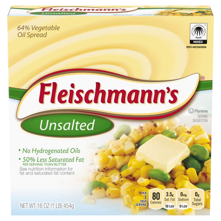 Fleischmann'S Unsalted Vegetable Oil Spread