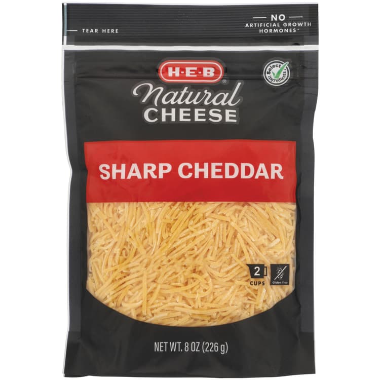 H-E-B Sharp Cheddar Shredded Cheese