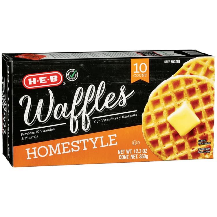 H-E-B  Waffles - Homestyle