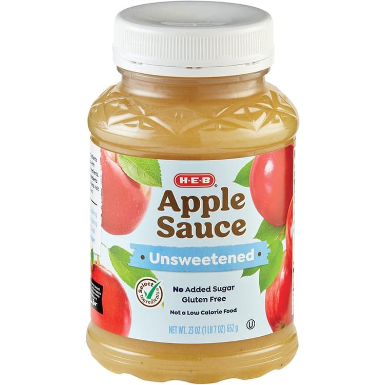 H-E-B Unsweetened Applesauce