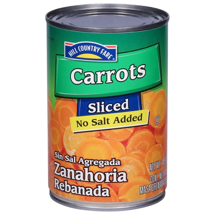 Hill Country Fare No Salt Added Sliced Carrots