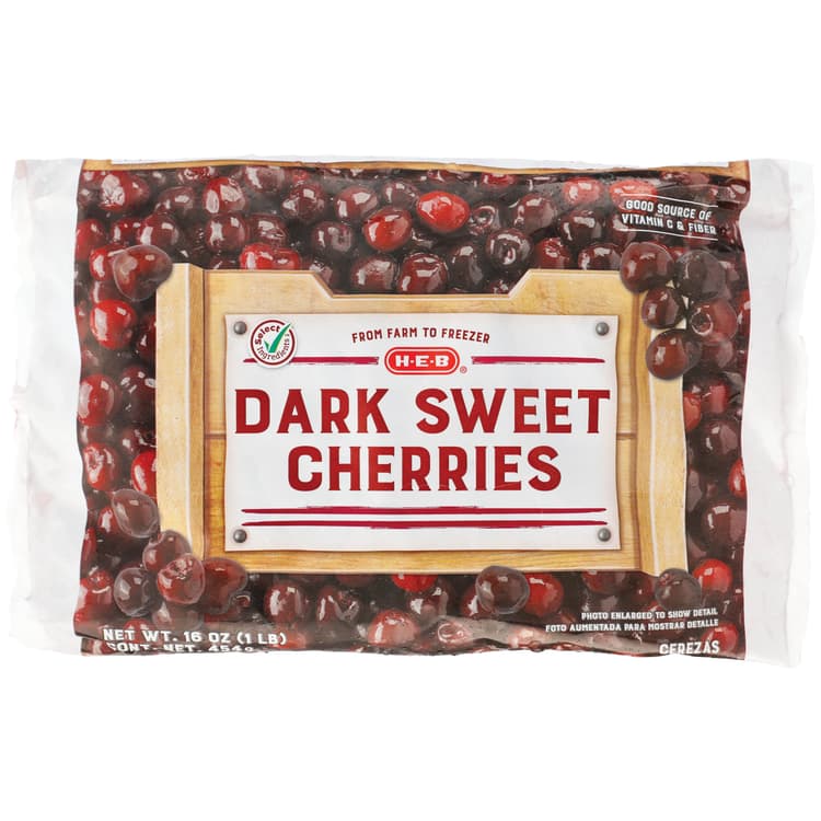 H-E-B No Sugar Added Dark Sweet Cherries