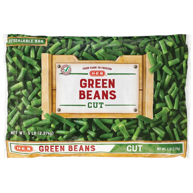 H-E-B  Cut Green Beans - Texas Size