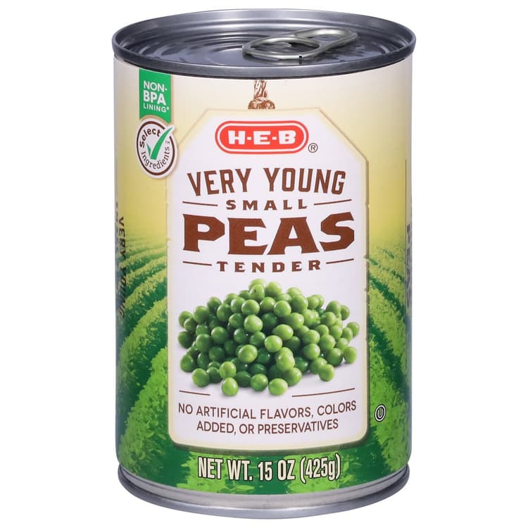 H-E-B Very Young Small Tender Peas