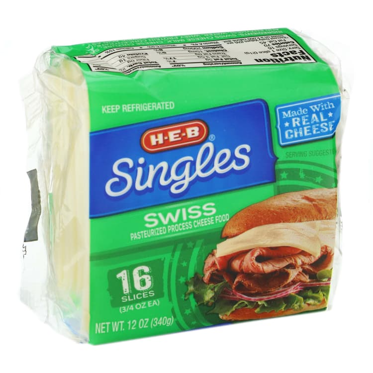 H-E-B Swiss Cheese Singles