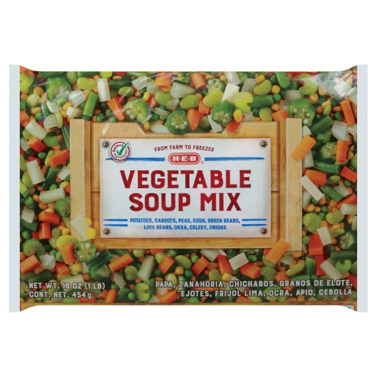 H-E-B  Vegetable Soup Mix