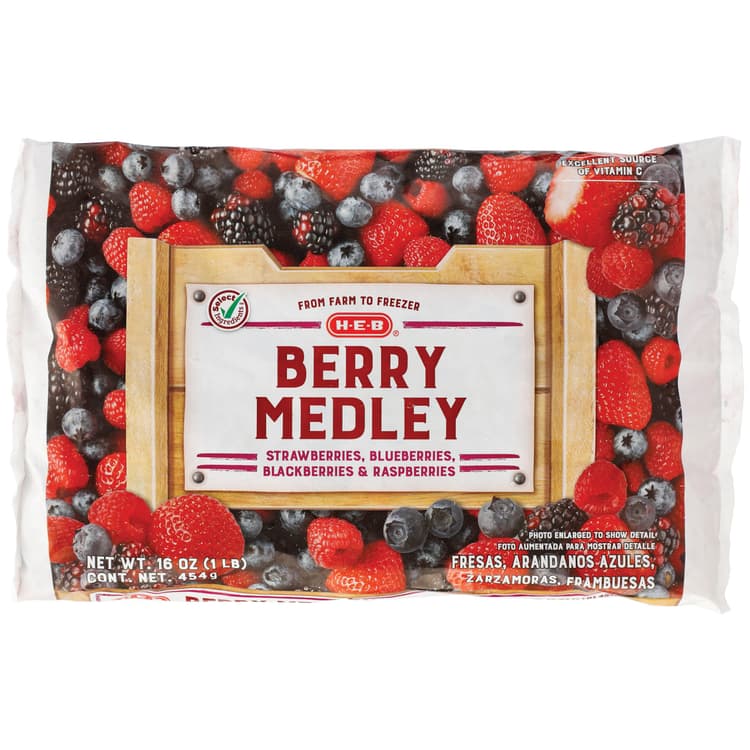 H-E-B No Sugar Added Berry Medley