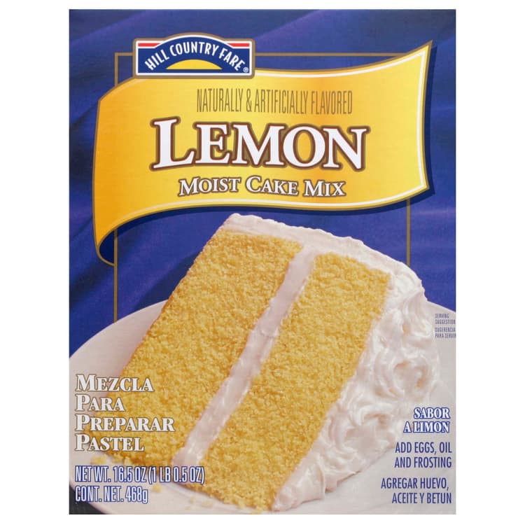 Hill Country Fare Lemon Moist Cake Mix