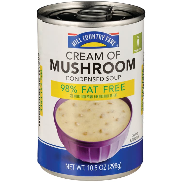 Hill Country Fare 98% Fat-Free Cream Of Mushroom Condensed Soup