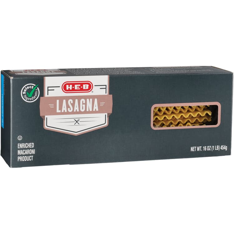 H-E-B Lasagna Noodles