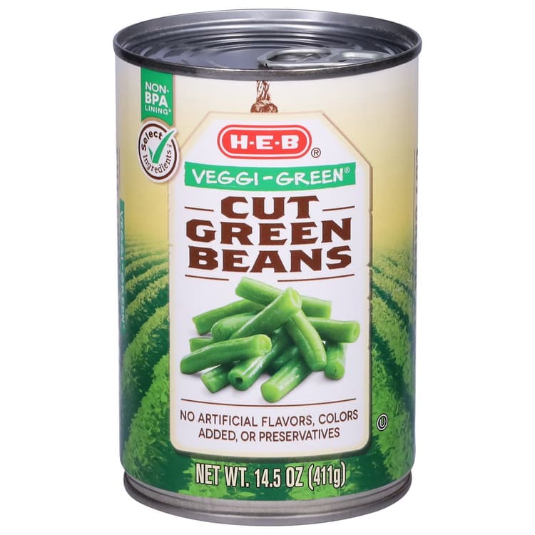 H-E-B Veggi-Green Cut Green Beans