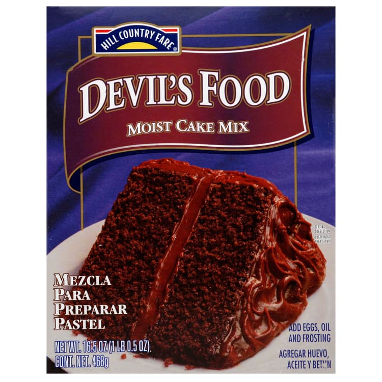 Hill Country Fare Devil'S Food Moist Cake Mix