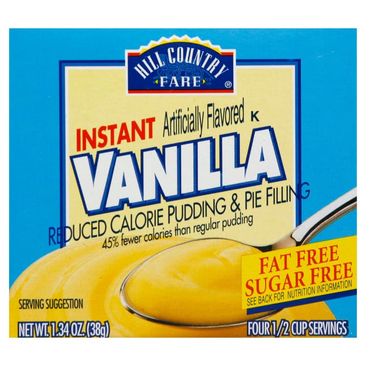 Hill Country Fare Sugar Free Vanilla Instant Pudding Mix