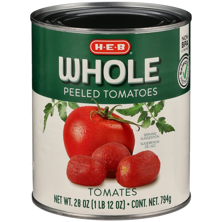 H-E-B Whole Peeled Tomatoes