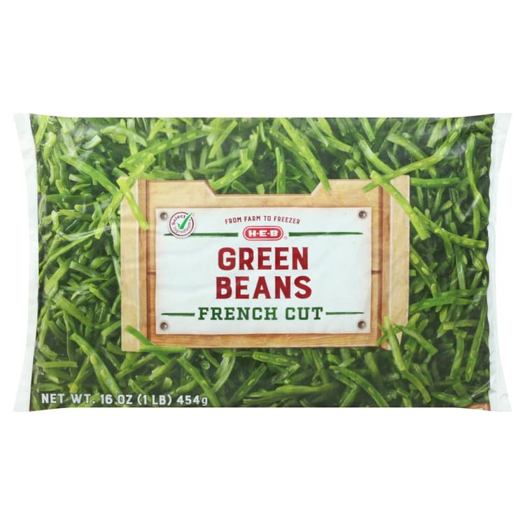 H-E-B  French Cut Green Beans