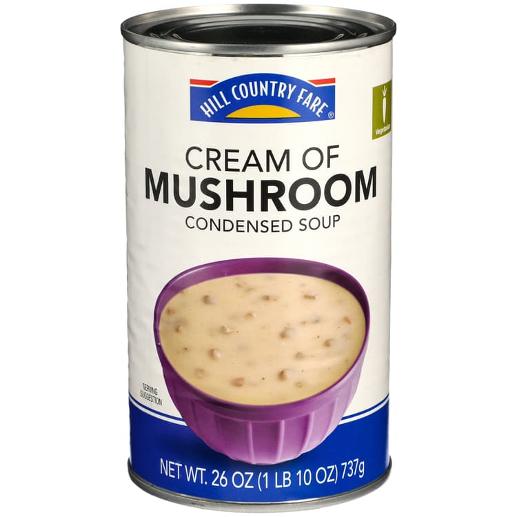 Hill Country Fare Cream Of Mushroom Condensed Soup - Family Size
