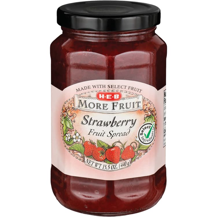 H-E-B More Fruit Strawberry Fruit Spread