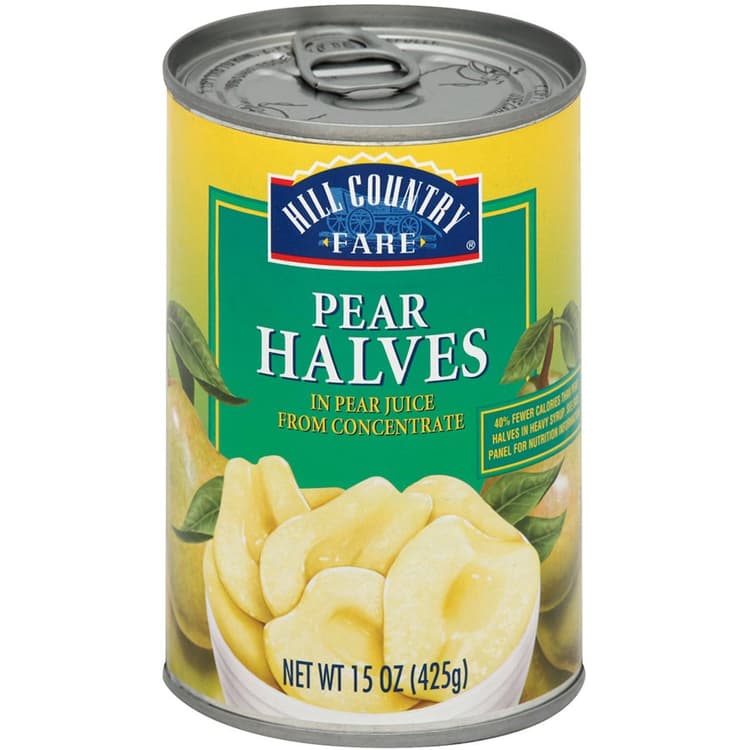 Hill Country Fare Pear Halves