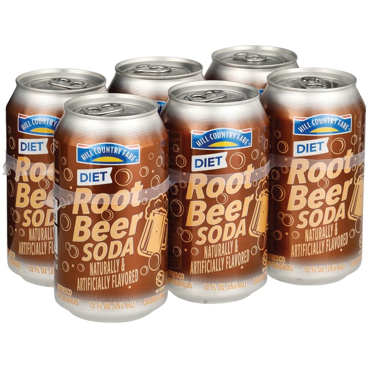 Hill Country Fare Diet Root Beer Soda