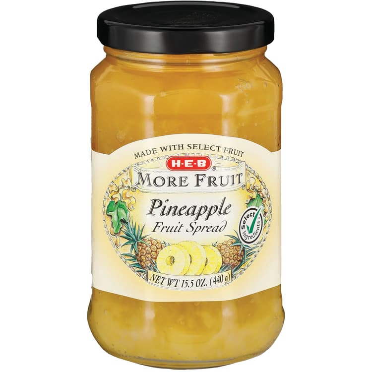 H-E-B More Fruit Pineapple Fruit Spread