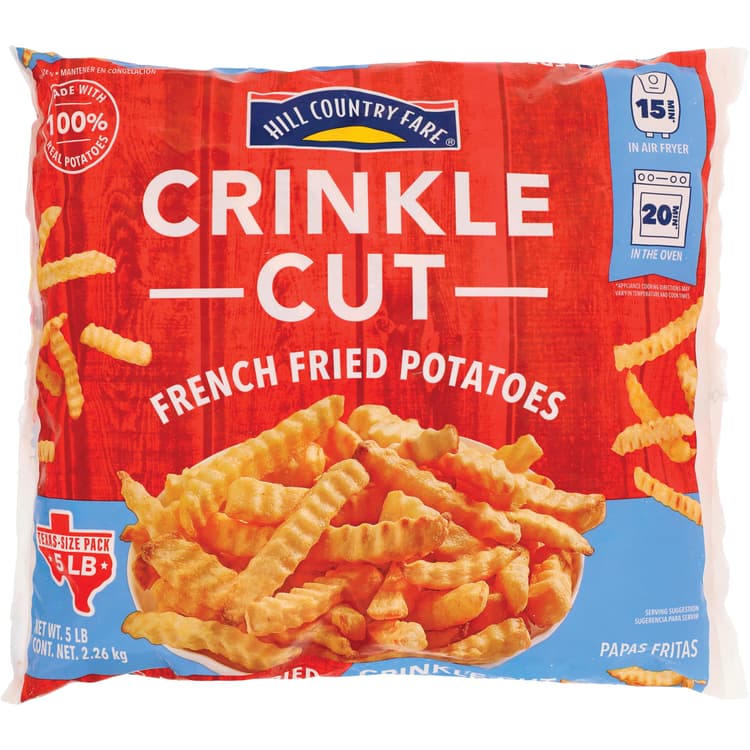Hill Country Fare  Crinkle Cut French Fries - Texas-Size