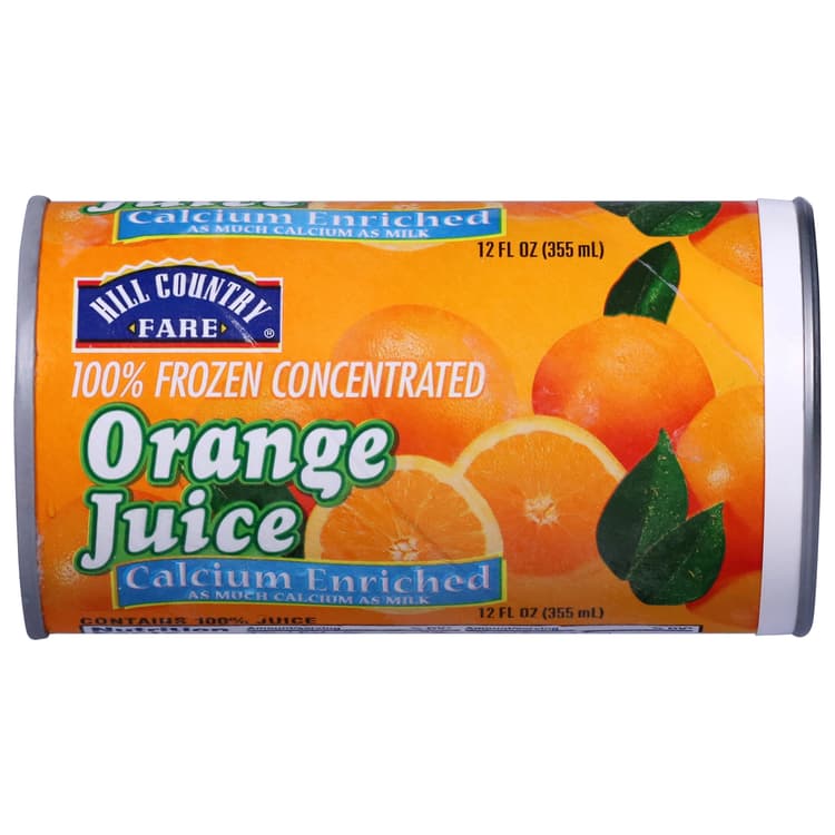 Hill Country Fare  Calcium-Enriched 100% Orange Juice