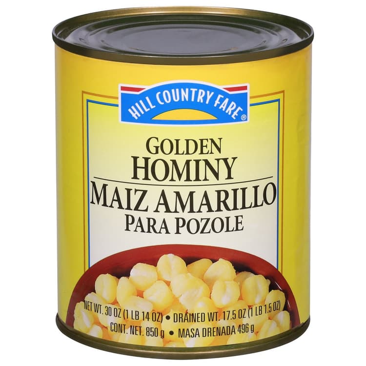 Hill Country Fare Golden Hominy