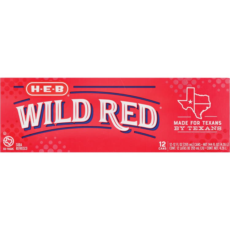 H-E-B Wild Red Soda