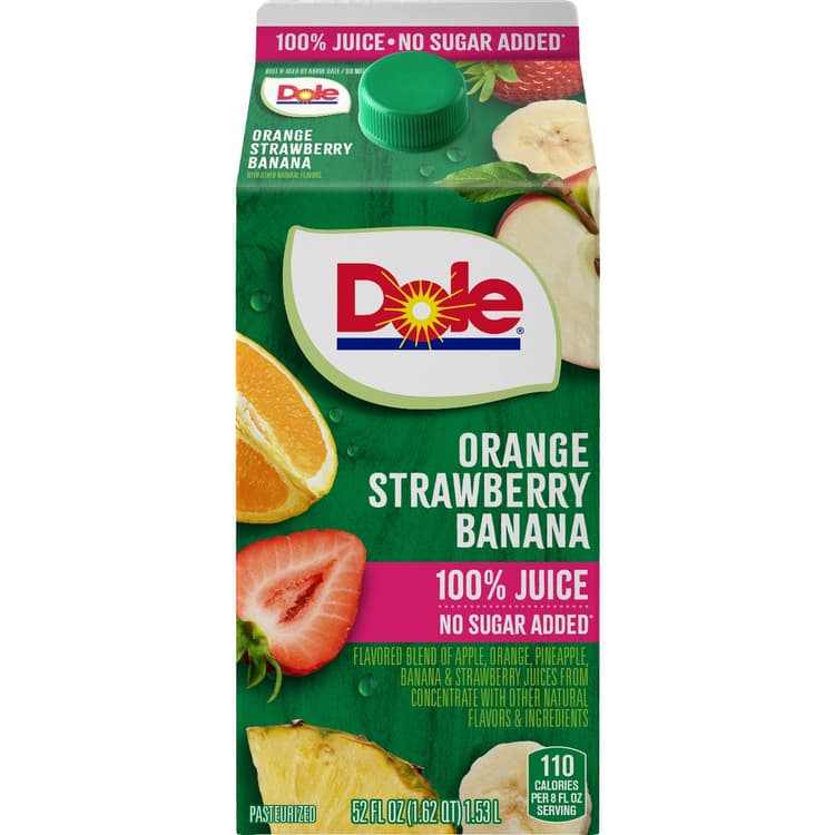 Dole Orange Strawberry Banana 100% Juice
