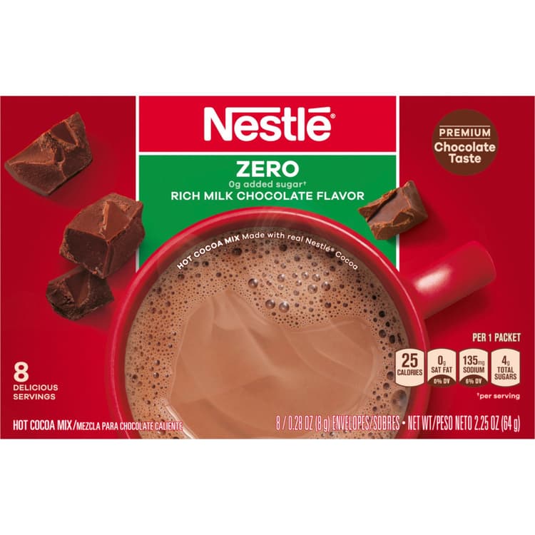 Nestle Cocoa Mix Hot Fat Free Rich Milk Chocolate Flavor