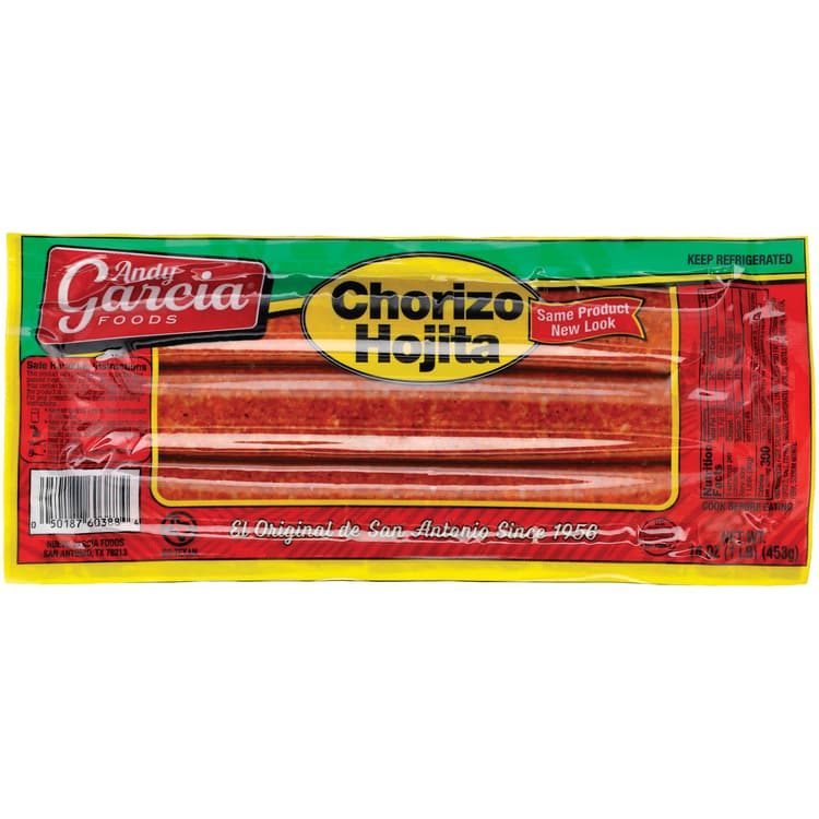 Andy Garcia Foods Pork Chorizo Sausage Links - Hojita
