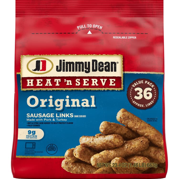 Jimmy Dean Heat N Serve Original Pork Sausage Links