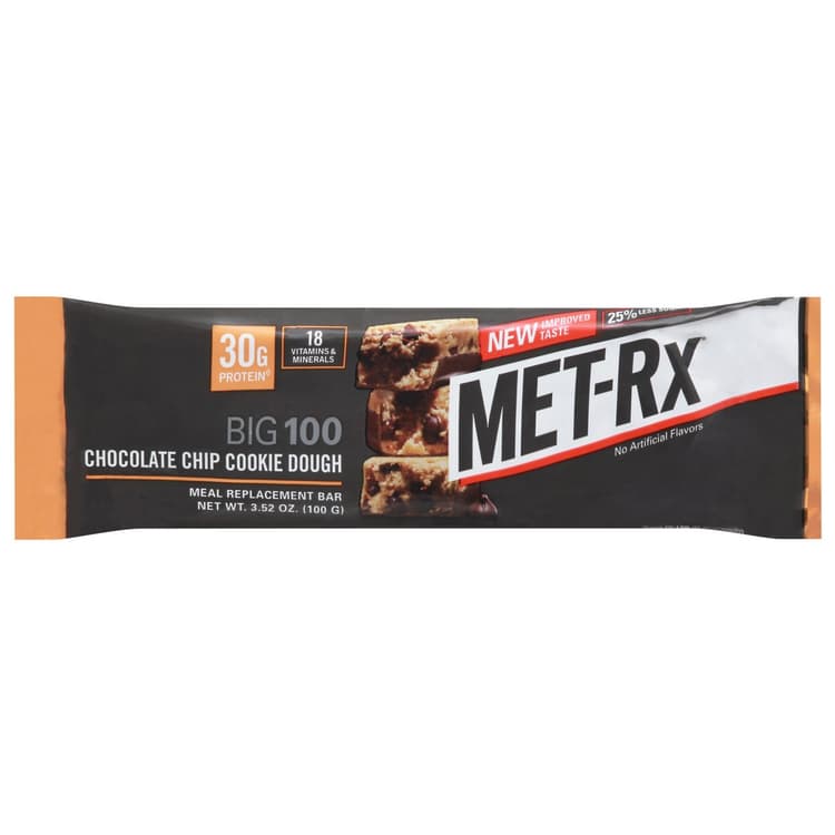 Met-Rx Protein Meal Replacement Bar - Chocolate Chip Cookie Dough