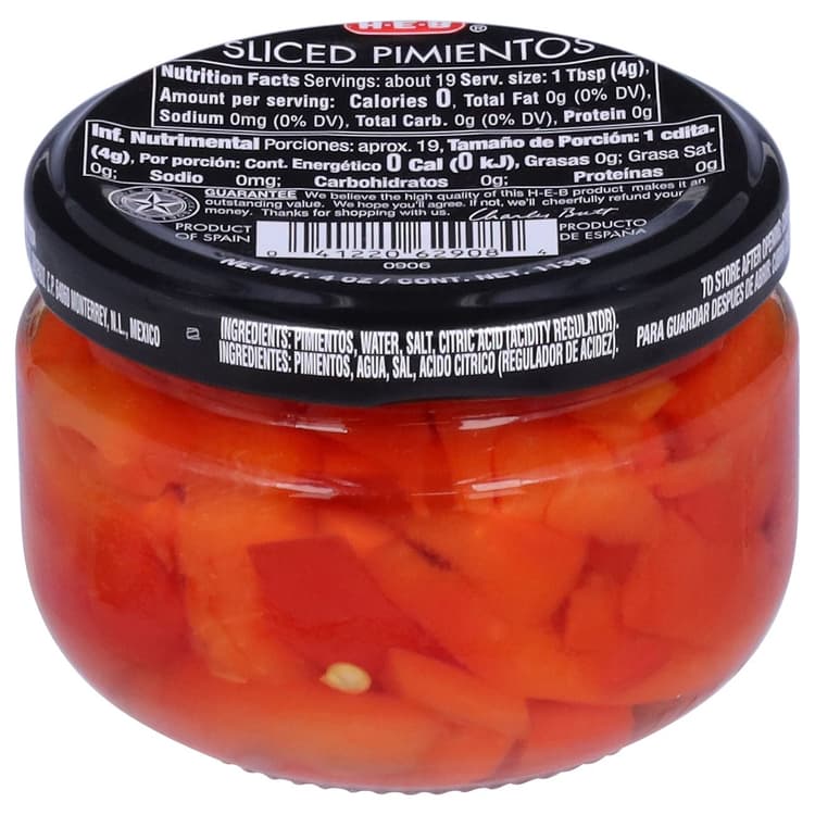 H-E-B Sliced Pimientos