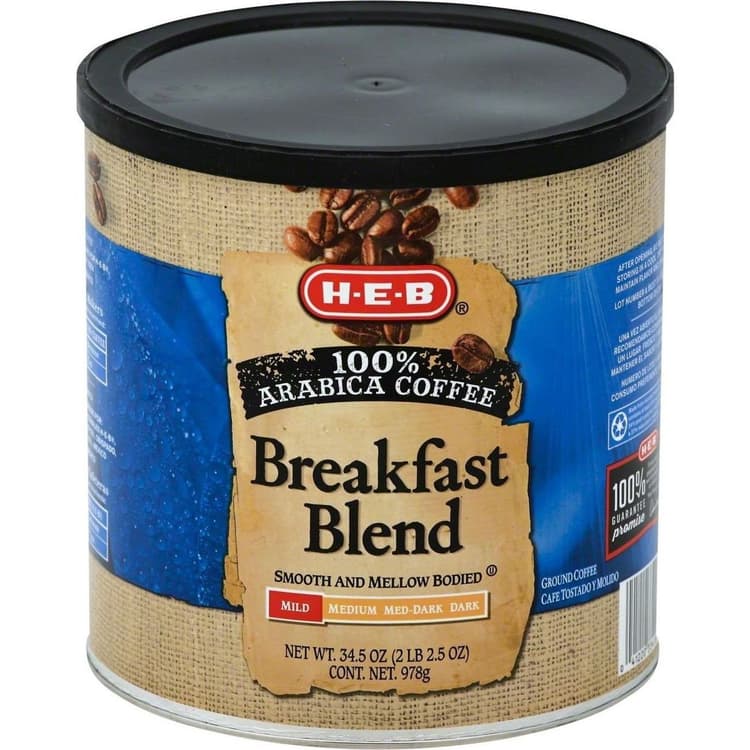 H-E-B Breakfast Blend Mild Roast Ground Coffee