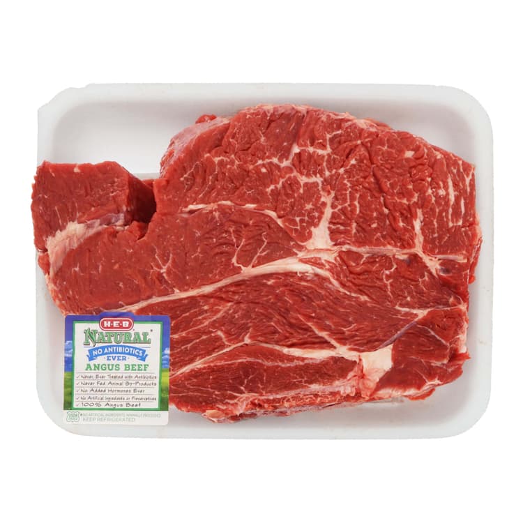 H-E-B Natural Angus Beef Boneless Chuck Roast - Usda Choice