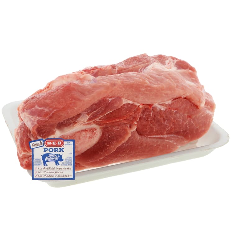 H-E-B Pork Butt Picnic Roast Half Bone-In