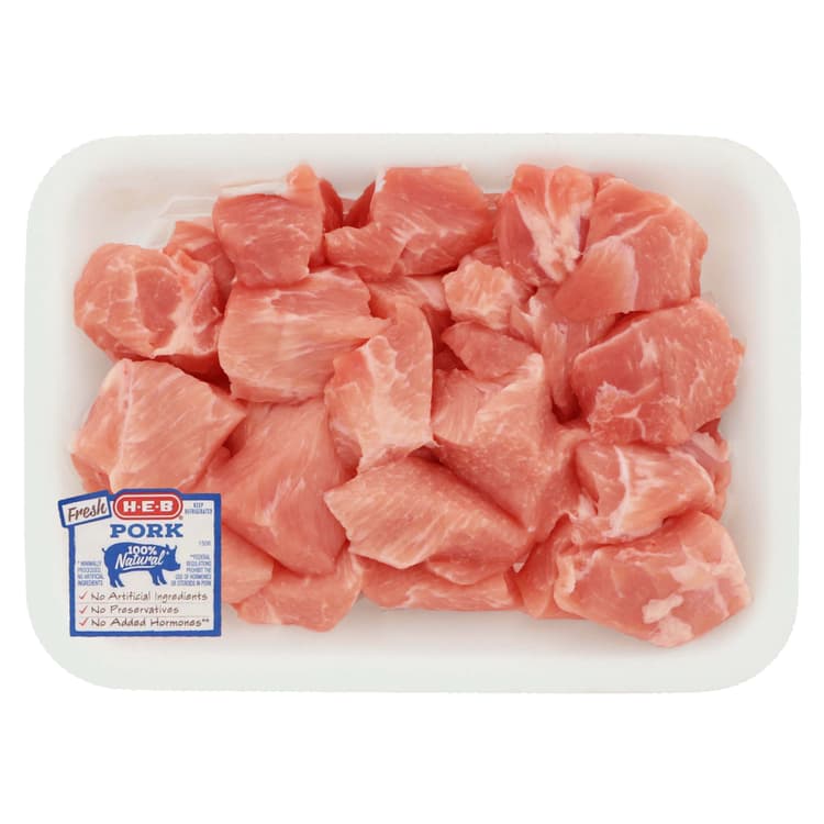 H-E-B Pork Stew Meat