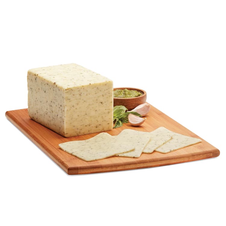 H-E-B Deli Sliced Pesto Jack Cheese