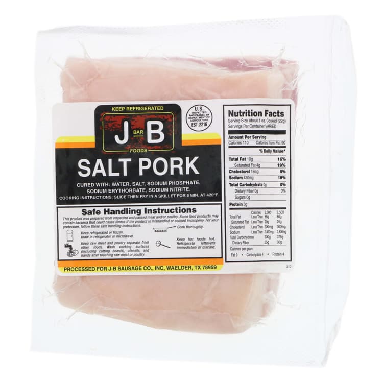 J Bar B Foods Salt Pork
