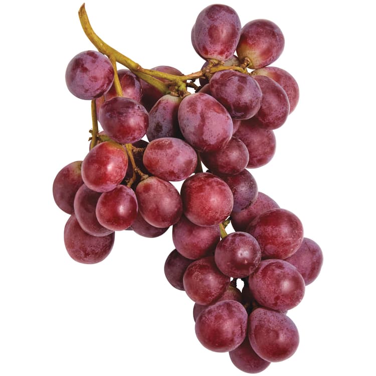 Fresh Red Seeded Globe Grapes