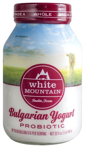 White Mountain Bulgarian Whole Milk Probiotic Yogurt