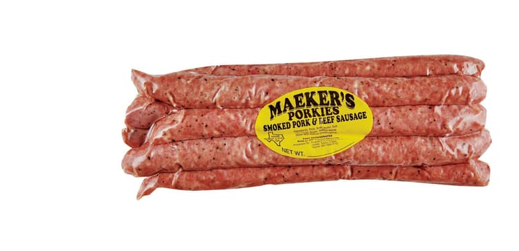 Maeker'S Porkies Smoked Pork & Beef Sausage Breakfast Links