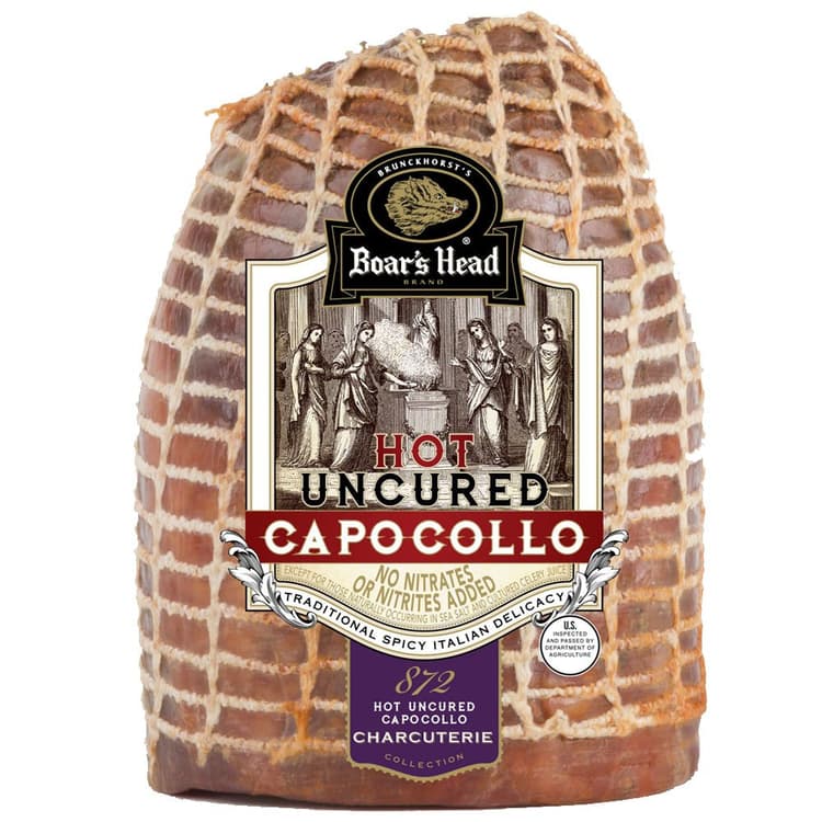 Boar'S Head Hot Capocollo, Sliced